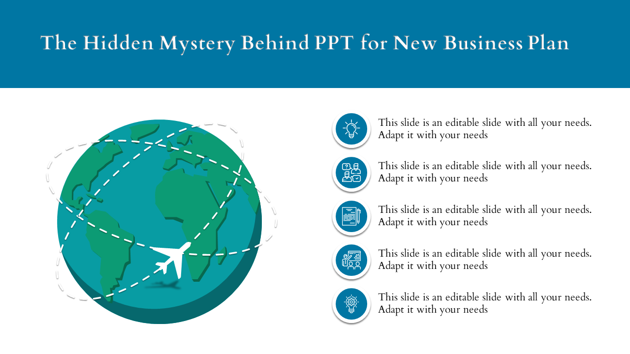 PPT For New Business Plan Template With Airways